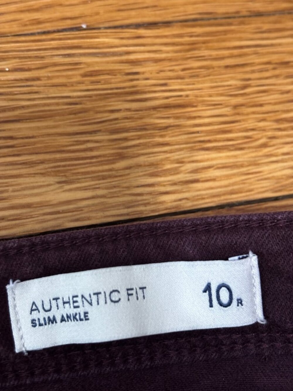 J Jill Womens Jeans Size 10 Purple Authentic Fit Slim Ankle Stretch Denim - Picture 3 of 6
